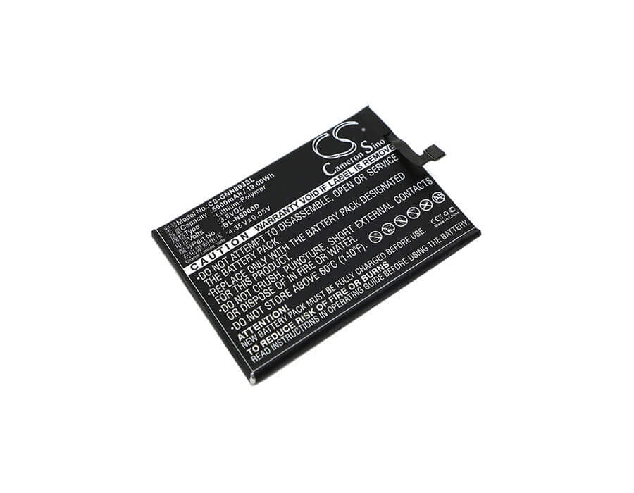 3.8V, Li-Polymer, 5000mAh, SmartPhone battery fits Gionee, Bl-n5000d, Gn8003, M6, 19Wh Mobile, SmartPhone Cameron Sino Technology Limited (Smartphone)