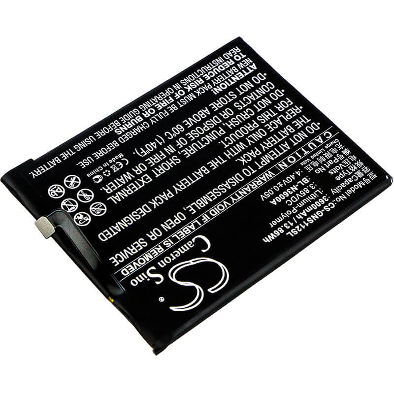 3.85V, Li-Polymer, 3600mAh, SmartPhone battery fits Gionee, Bl-n3600a, S11s, S11s Dual Sim, 13.86Wh Mobile, SmartPhone Cameron Sino Technology Limited (Smartphone)