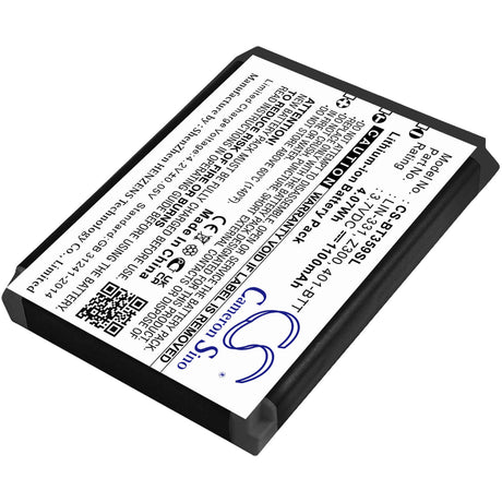 3.7V, Li-ion, 1100mAh, GPS battery fits Globalsat, Haicom, 401-btt, Bt-359, Bt-359w, 4.07Wh GPS, Navigator Cameron Sino Technology Limited