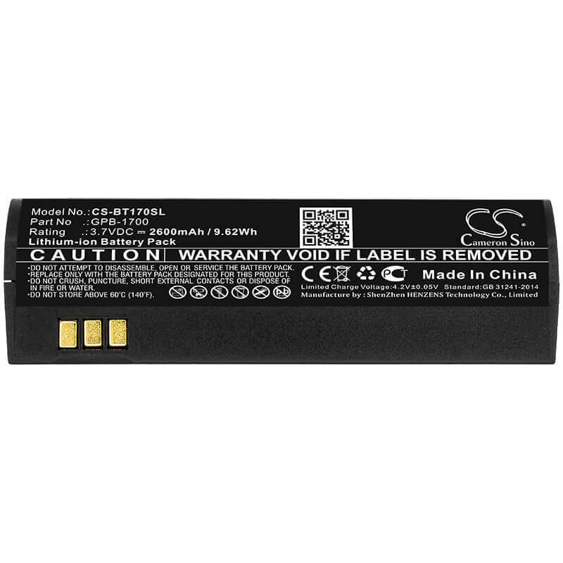 Satellite Phone battery For Globalsat, Gsp-1700, 3.7v, 2600mah - 9.62wh Satellite Phone Cameron Sino Technology Limited   