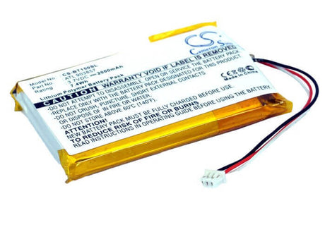 3.7V, Li-Polymer, 2000mAh, GPS battery fits Globalstar, Atl903857, 11-tr151-lib-tn1, Telenav Tr-150, 7.4Wh GPS, Navigator Cameron Sino Technology Limited
