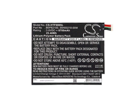 Tablet Battery For Google Nexus 9 3.8v, 6700mah - 25.460wh Tablet Cameron Sino Technology Limited