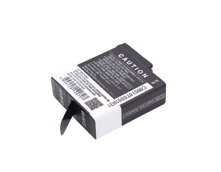 3.85V, Li-ion, 1250mAh, Camera battery fits Gopro, 601-10197-00, 601-10197-00, Aabat-001, 4.8125Wh Camera Cameron Sino Technology Limited (Camera)