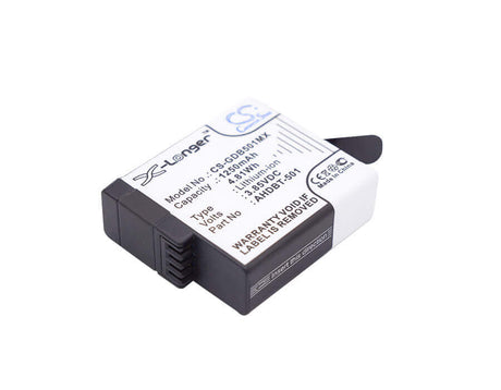 3.85V, Li-ion, 1250mAh, Camera battery fits Gopro, 601-10197-00, 601-10197-00, Aabat-001, 4.8125Wh Camera Cameron Sino Technology Limited (Camera)