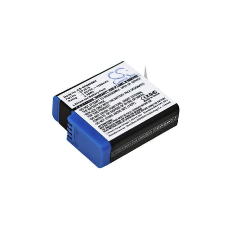 3.85V, Li-ion, 1220mAh, Camera battery fits Gopro, 601-10197-00, 601-10197-00, Aabat-001, 4.697Wh Camera Cameron Sino Technology Limited (Camera)