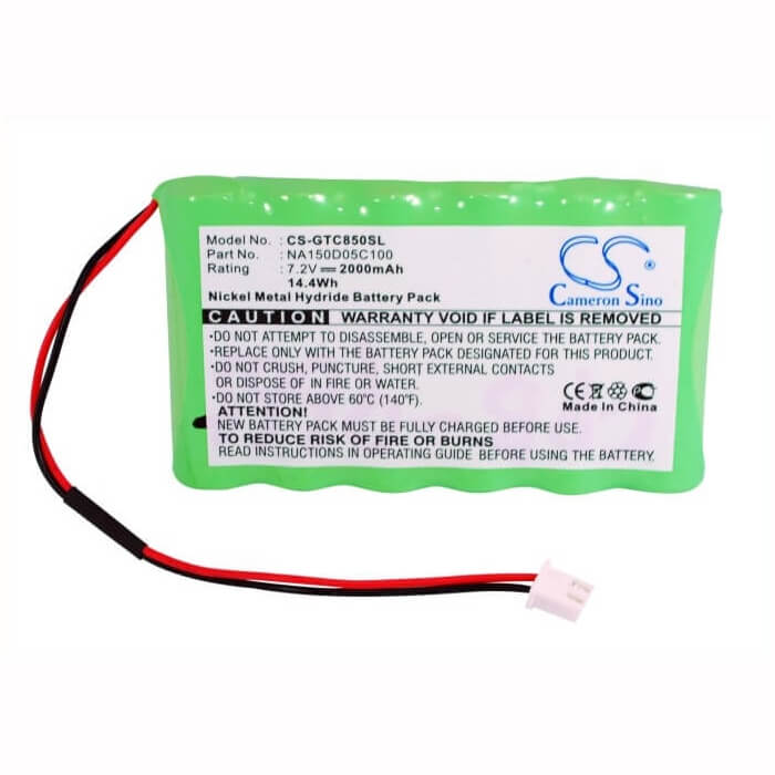 7.2V, Ni-MH, 2000mAh, Equipment battery fits Graetz, Na150d05c100, TC850B, Tc850c, 14.4Wh Equipment, Survey, Test Cameron Sino Technology Limited