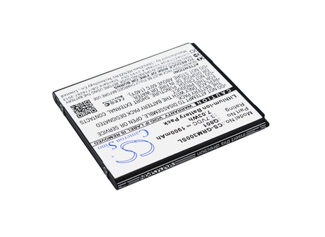 3.7V, Li-ion, 1900mAh, SmartPhone battery fits Green Orange, Q801, Go M3, M3, 7.03Wh Mobile, SmartPhone Cameron Sino Technology Limited (Smartphone)