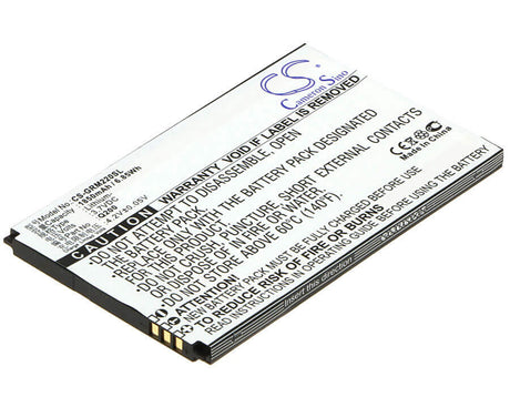 3.7V, Li-Polymer, 1850mAh, SmartPhone battery fits Green Orange, Q200, M2, Q200, 6.85Wh Mobile, SmartPhone Cameron Sino Technology Limited (Suspended)