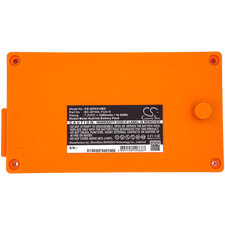 Battery For Gross Funk Crane Remote Control, Gf500 7.2v, 2500mah - 18.00wh Crane Remote Control Cameron Sino Technology Limited   
