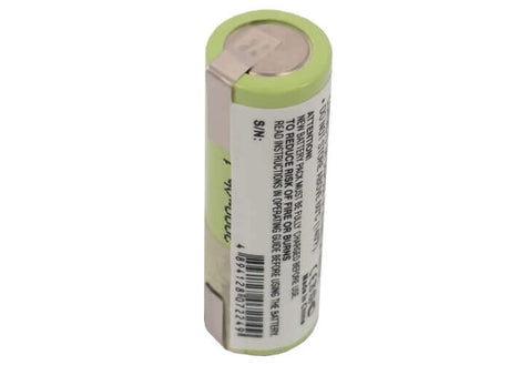 1.2V, Ni-MH, 2000mAh, Shaver battery fits Grundig, Braun, Remington, Norelco, Philips, Wahl, 138-10584, Activator 360, Activator 8000, 2.4Wh Shaver Cameron Sino Technology Limited