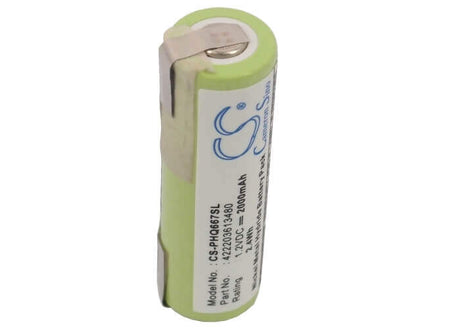 1.2V, Ni-MH, 2000mAh, Shaver battery fits Grundig, Braun, Remington, Norelco, Philips, Wahl, 138-10584, Activator 360, Activator 8000, 2.4Wh Shaver Cameron Sino Technology Limited