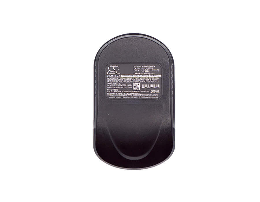 Power Tools Battery For Gude, Ghs 520 18 Li-ion, Glb 200 18 Li-ion, Grt 260 18 Li-ion 18v, 2000mah - 36.00wh Power Tools Cameron Sino Technology Limited (Power Tools)