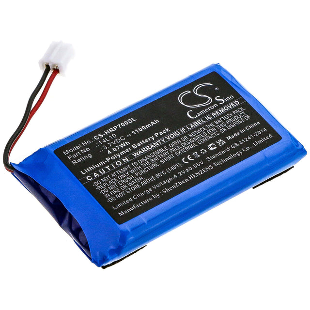 3.7V, Li-Polymer, 1100mAh, Personal Care battery fits Hairmax, 14l10, Pr7-v01, Prima 7, 4.07Wh Personal Care Cameron Sino Technology Limited
