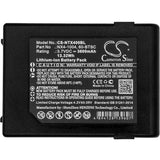 Barcode Scanner Battery For Handheld, Nautiz X4, Nautiz, X4 3.7v, 3600mah - 13.32wh Barcode Scanner Cameron Sino Technology Limited