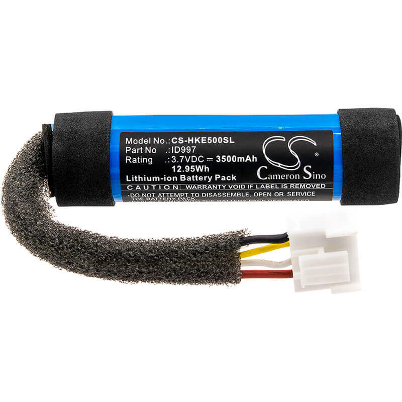 3.7V, Li-ion, 3500mAh, Speaker battery fits Harman/kardon, Hkos6blksg, Hkos6grysg, 12.95Wh Speaker Cameron Sino Technology Limited