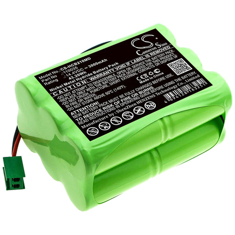 14.4V, Ni-MH, 3000mAh, Medical battery fits Hellige, 110035, Scb2 Defibrillator, 43.20Wh Medical Cameron Sino Technology Limited (Medical)