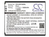 3.7V, Li-ion, 1800mAh, SmartPhone battery fits Highscreen, Blast, Blast, 6.66Wh Mobile, SmartPhone Cameron Sino Technology Limited (Smartphone)