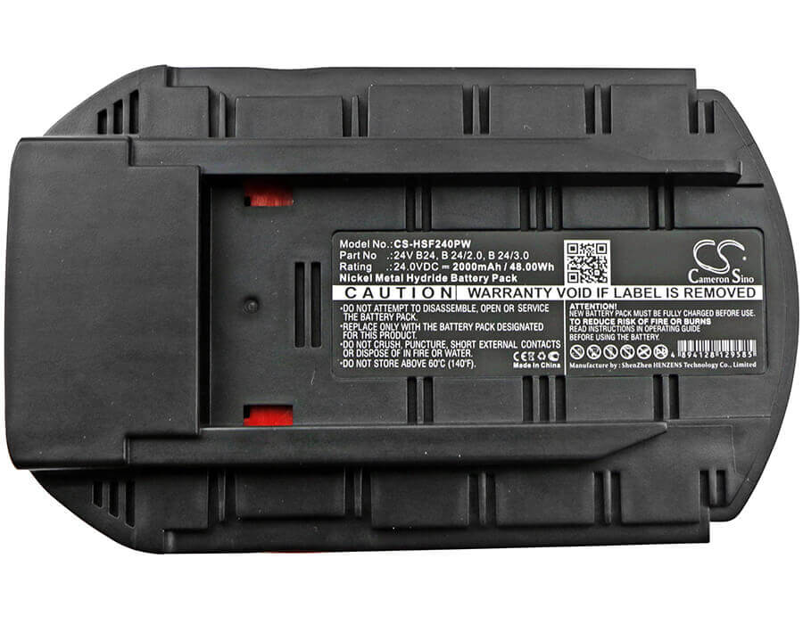 24.0V, Ni-MH, 2000mAh, Power Tools battery fits Hilti, 24v B24, Sfl 24, Te 2-a, 48Wh Power Tools Cameron Sino Technology Limited (Power Tools)