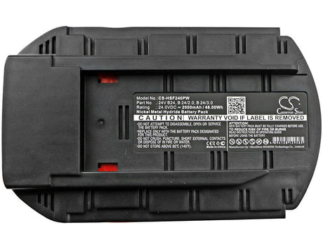 24.0V, Ni-MH, 2000mAh, Power Tools battery fits Hilti, 24v B24, Sfl 24, Te 2-a, 48Wh Power Tools Cameron Sino Technology Limited (Power Tools)