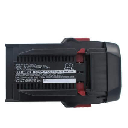 36.0V, Li-ion, 3000mAh, Power Tools battery fits Hilti, 2203932, Te6-a Li, Te6-a36, 108Wh Power Tools Cameron Sino Technology Limited (Dangerous Goods)