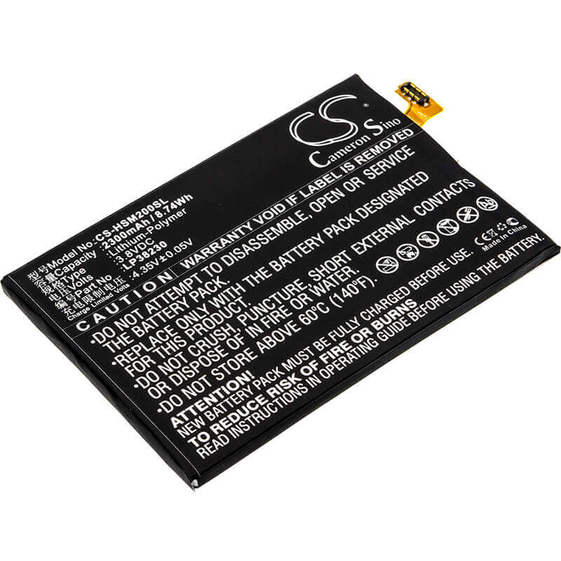 3.8V, Li-Polymer, 2300mAh, SmartPhone battery fits Hisense, Lp38230, D2-m, 8.74Wh Mobile, SmartPhone Cameron Sino Technology Limited (Smartphone)