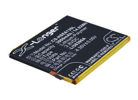 3.8V, Li-Polymer, 3900mAh, SmartPhone battery fits Hisense, Li38390a, E613m, 14.82Wh Mobile, SmartPhone Cameron Sino Technology Limited (Suspended)