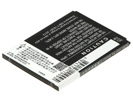 3.8V, Li-Polymer, 2500mAh, SmartPhone battery fits Hisense, Lp38250, Eg980, Mira Ii, 9.5Wh Mobile, SmartPhone Cameron Sino Technology Limited (Smartphone)
