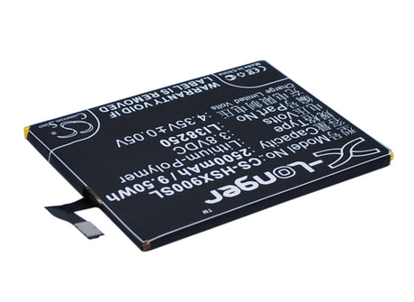3.8V, Li-Polymer, 2500mAh, SmartPhone battery fits Hisense, Li38250, Hs-x5t, X5t, 9.5Wh Mobile, SmartPhone Cameron Sino Technology Limited (Smartphone)