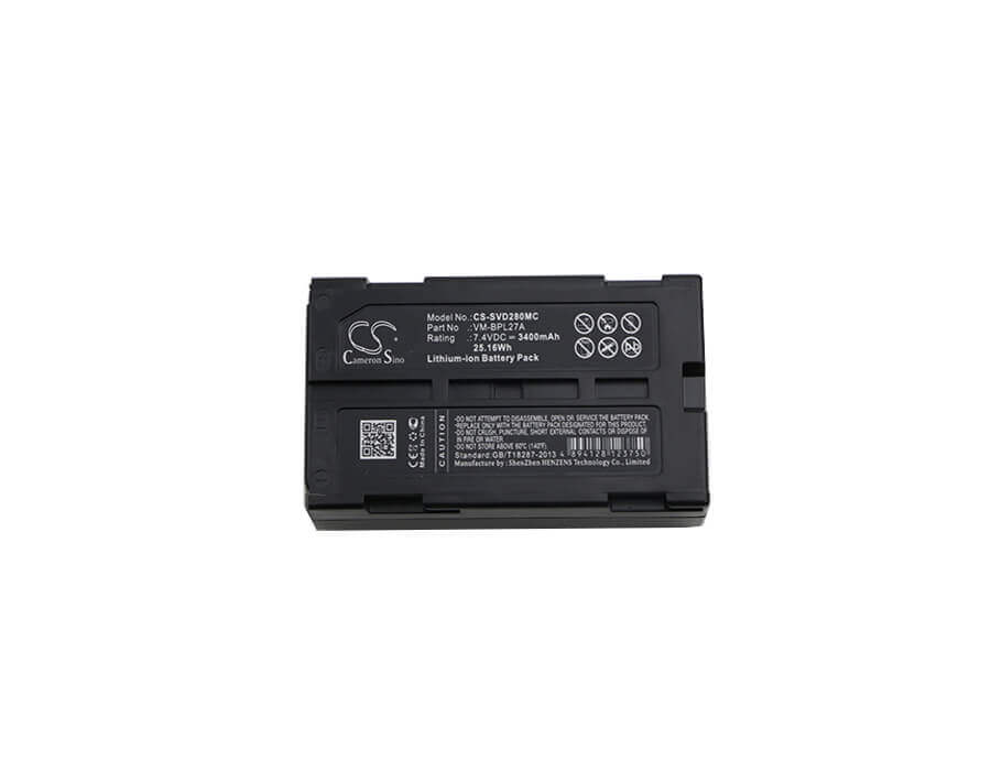 Camera Battery For Hitachi, Vm-645la, Vm-945la 7.4v, 3400mah - 25.16wh Camera Cameron Sino Technology Limited (Camera)