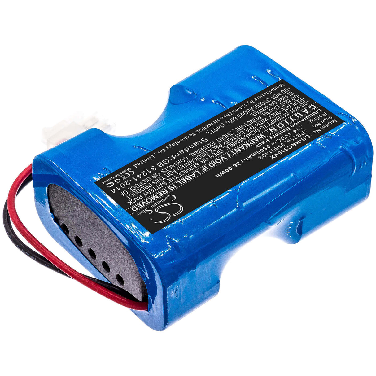 14.4V, Li-ion, 2500mAh, Vacuum battery fits Hoover, Rbc030, Rbc030/1011, Rbc030011, 36.00Wh Vacuum Cameron Sino Technology Limited