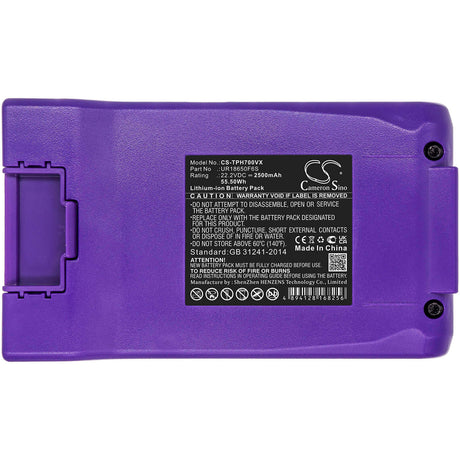 Vacuum Battery For Hosome, Tph07 22.2v, 2500mah - 55.50wh Vacuum Cameron Sino Technology Limited