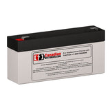 Batterie pour UPS Hp 14200123, 1 X 6v, 3.2ah - 19.2wh Batteries UPS Gamme CB