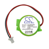 3.0V, Lithium, 200mAh, CMOS / BackUp battery fits Hp, 152605-003, Armada E500, Armada E700, 0.60Wh CMOS / BackUp Cameron Sino Technology Limited