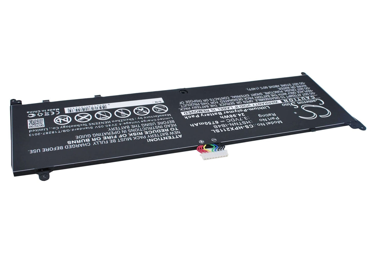 3.7V, Li-Polymer, 6750mAh, Tablet battery fits Hp, 694398-2c1, 11-g010nr, 11-g012nr, 24.98Wh Tablet Cameron Sino Technology Limited