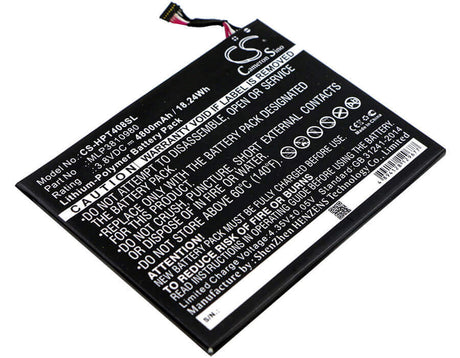 3.8V, Li-Polymer, 4800mAh, Tablet battery fits Hp, 805089-001, I508o, L4a35ut, 18.24Wh Tablet Cameron Sino Technology Limited