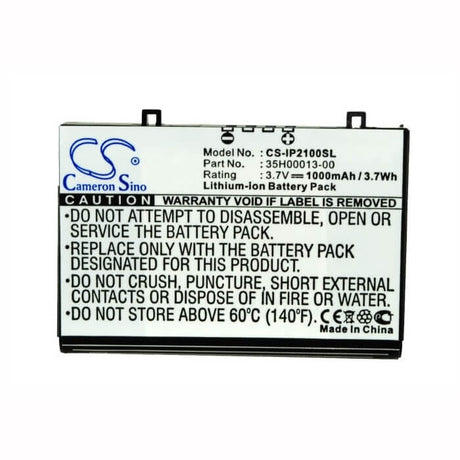 3.7V, Li-ion, 1000mAh, PDA battery fits Hp, 310798-b21, Ipaq 2100, Ipaq 2210, 3.7Wh PDA, Pocket PC Cameron Sino Technology Limited