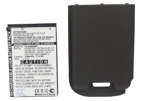 3.7V, Li-ion, 3200mAh, SmartPhone battery fits Hp, 452282-001, Ipaq 600, Ipaq 610, 11.84Wh Mobile, SmartPhone Cameron Sino Technology Limited (Suspended)