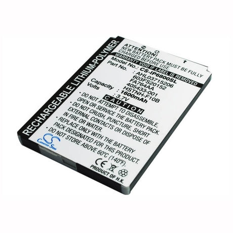 3.7V, Li-Polymer, 1600mAh, SmartPhone battery fits Hp, 603fs20152, Ipaq Hw6800, Ipaq Rw6800, 5.92Wh Mobile, SmartPhone Cameron Sino Technology Limited (Suspended)