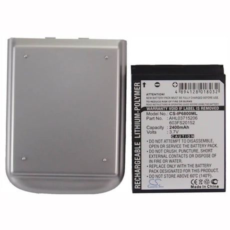 3.7V, Li-Polymer, 2200mAh, SmartPhone battery fits Hp, 603fs20152, Ipaq Hw6800, Ipaq Rw6800, 8.14Wh Mobile, SmartPhone Cameron Sino Technology Limited (Suspended)