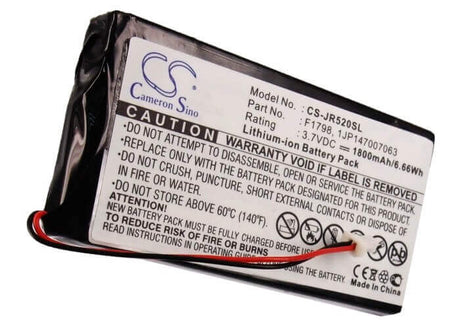 3.7V, Li-ion, 1800mAh, PDA battery fits Hp, 1jp147007063, Jornada 520, Jornada 525, 6.66Wh PDA, Pocket PC Cameron Sino Technology Limited