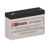 Batterie pour Hp M1700axli Pagewriter Ekg UPS, 1 x 6v, 7ah - 42wh Batteries UPS Gamme CB