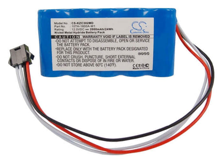 12.0V, Ni-MH, 2000mAh, Medical battery fits Hp, Philips, Kenz Cardico, 10th-1800a-w1, M3516a, 24.00Wh Medical Cameron Sino Technology Limited (Medical)