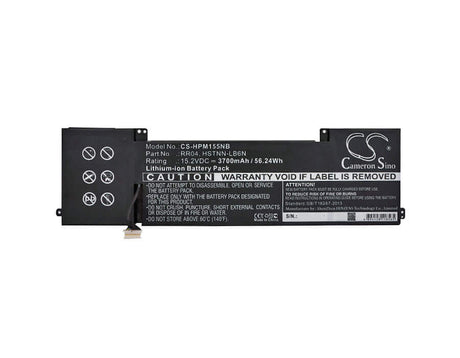 Battery For Hp, Omen 15, Omen 15-5014tx, Tpn-w111 15.2v, 3700mah - 56.24wh Notebook, Laptop Cameron Sino Technology Limited   