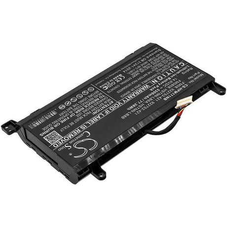 Notebook Battery For Hp, Omen 17-an, Omen 17-an003ni, Omen 17-an004no 14.6v, 5300mah - 77.38wh Notebook, Laptop Cameron Sino Technology Limited