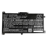 Battery For Hp, Pavilion X360 14-ba000, Pavilion X360 14-ba000nf, Pavilion X360 14-ba000ur 11.55v, 3500mah - 40.43wh Notebook, Laptop Cameron Sino Technology Limited   