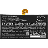 Battery For Hp, Pro Tablet 608, Pro Tablet 608 G1, Pro Tablet 608 G1 (h9x44ea) 3.8v, 5500mah - 20.90wh Tablet Cameron Sino Technology Limited (Suspended)   