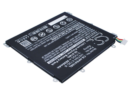 3.7V, Li-Polymer, 5650mAh, Tablet battery fits Hp, By02, 7600us, Hstnh-h408c, 20.91Wh Tablet Cameron Sino Technology Limited