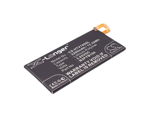 3.85V, Li-Polymer, 3200mAh, SmartPhone battery fits Spring, Htc, 35h00265-00m, 10 Evo, 10 Evo Td-lte, 12.32Wh Mobile, SmartPhone Cameron Sino Technology Limited (Smartphone)