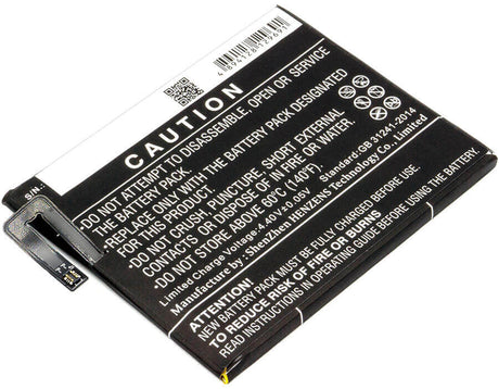 3.85V, Li-Polymer, 4000mAh, SmartPhone battery fits Htc, 35h00264-00m, 2pxh100, E66, 15.4Wh Mobile, SmartPhone Cameron Sino Technology Limited (Smartphone)