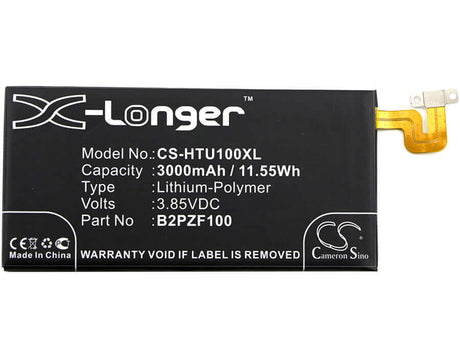3.85V, Li-Polymer, 3000mAh, SmartPhone battery fits Htc, 35h00269-00m, 2pzf100, Ocean Note, 11.55Wh Mobile, SmartPhone Cameron Sino Technology Limited (Smartphone)